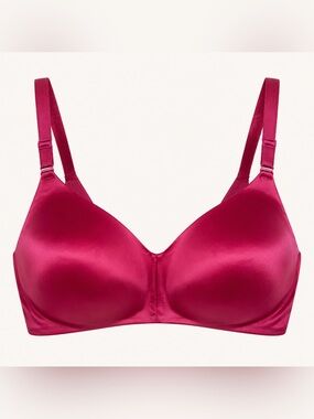 Torrid Curve Raspberry Satin Smooth Cup Bra 42C Plus Size